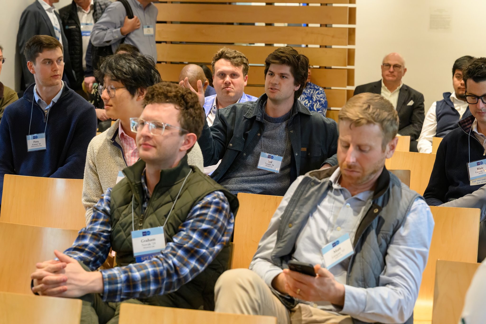 Summit presentation and audience